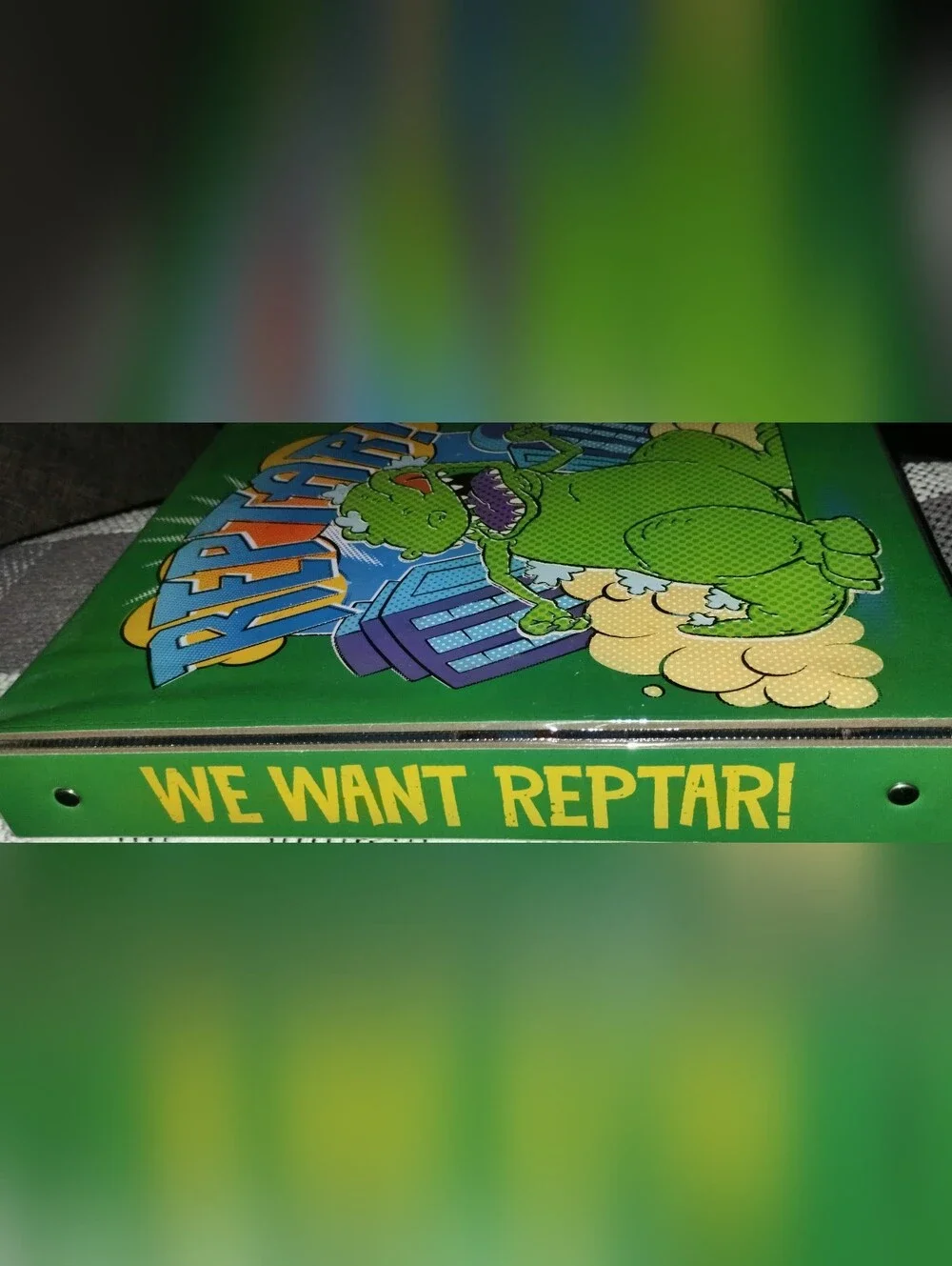 New Rugrats Reptar Rules! 3 Ring Binder Folder, Spiral Notebook & Paper Pad .